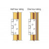 Trend C209X1/4TC C209 x 1/4 TCT Intumescent Recessor 10 x 24mm