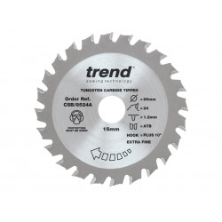 Trend CSB/8524A CraftPro Mini Saw Blade 85 x 15mm x 24T