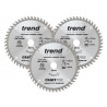 Trend CSB/165/3PK/A CraftPro Plunge Saw Blade 165 x 20mm x 48T (Pack 3)