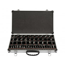 Trend SET/SS50X1/4TC 1/4in TCT Router Bit Starter Set, 50 Piece