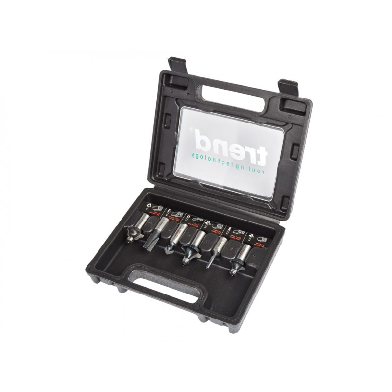 Trend SET/SS11X1/2TC 1/2in Router Cutter Set, 6 Piece Trend SET/SS11X1/2TC 1/2in Router Cutter Set, 6 Piece