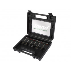 Trend SET/SS11X1/4TC 1/4in TCT Router Cutter Set, 6 Piece