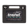 Trend SET/SS11X1/2TC 1/2in Router Cutter Set, 6 Piece