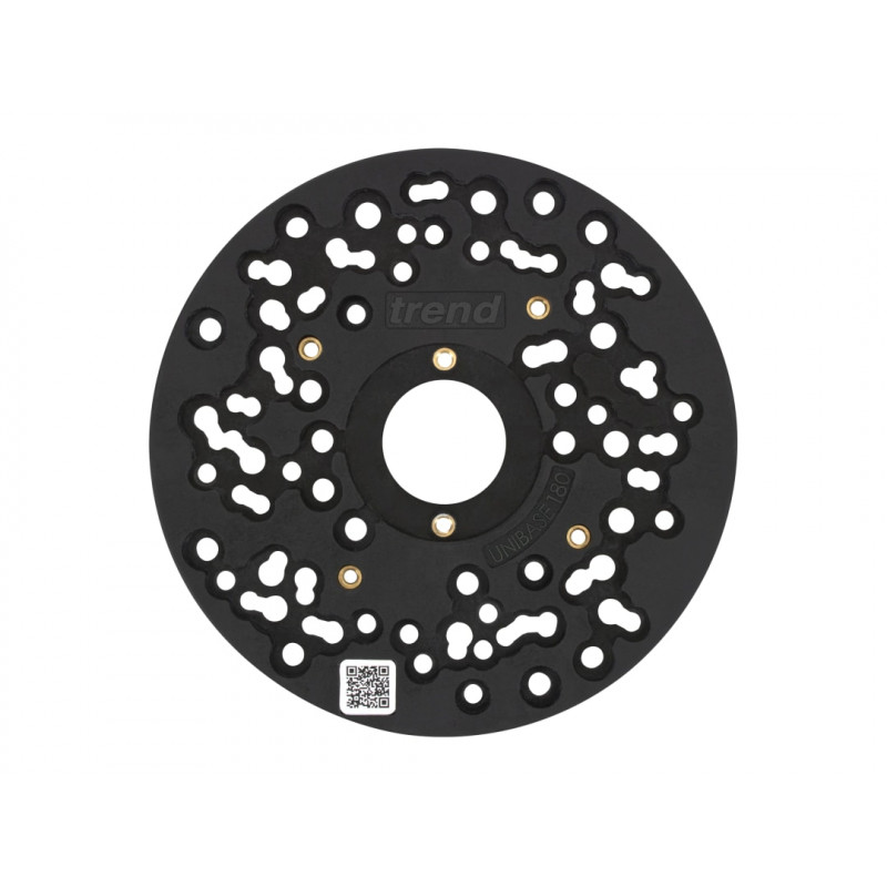 Trend UNIBASE/180 Universal Plunge Router Sub-Base 180mm Trend UNIBASE/180 Universal Plunge Router Sub-Base 180mm