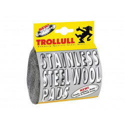 Trollull TRL725702 Stainless Steel Wool Pads (Pack 2)