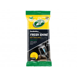 Turtle Wax 54074 Fresh Shine Matt Wipes, Citrus (Pack of 24)