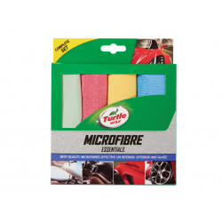Turtle Wax X9314TD04 Essential Microfibre Cloths (Pack of 4)