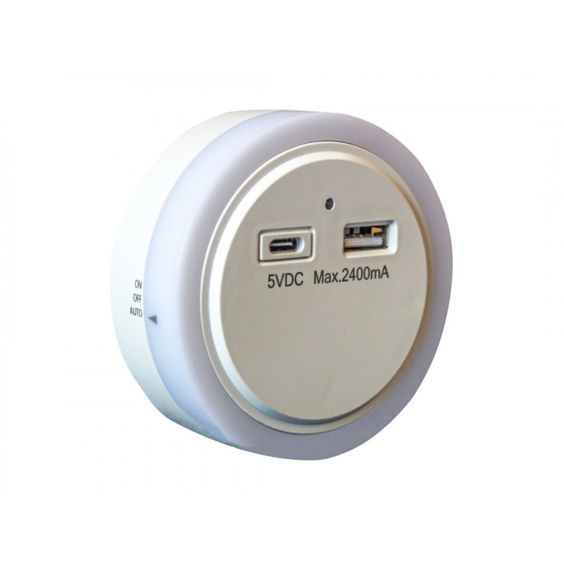 Uni-Com FS-GY21C Night Light and USB Charger Uni-Com FS-GY21C Night Light and USB Charger