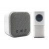 Uni-Com 98477GB + W96001 Plug-in Door Chime, White