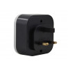 Uni-Com 98477GB + W96001 Plug-in Door Chime, Black