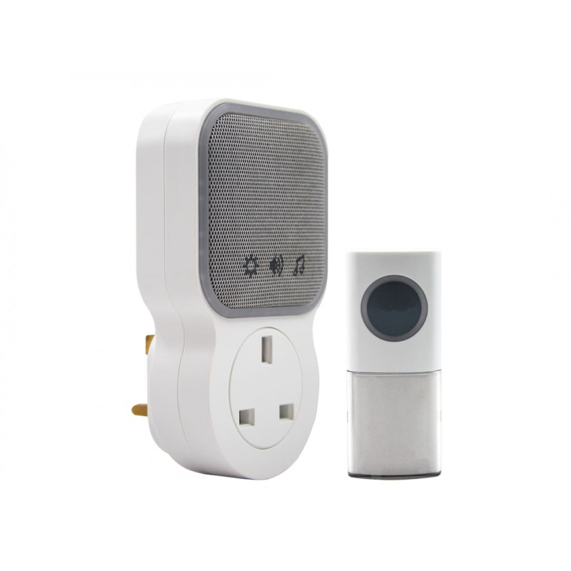 Uni-Com 98520GB + W96001 Plug-through Door Chime Uni-Com 98520GB + W96001 Plug-through Door Chime