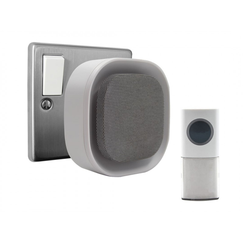 Uni-Com 98434GB+ W96001 Plug-In Door Chime with Night Light Uni-Com 98434GB+ W96001 Plug-In Door Chime with Night Light