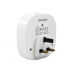 Uni-Com 98434GB+ W96001 Plug-In Door Chime with Night Light