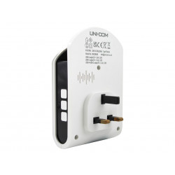 Uni-Com 98443GB+ W96001 Plug-in Door Chime with USB Charger