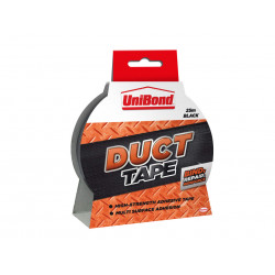 UniBond 2675764 DIY Duct Tape Black 50mm x 25m
