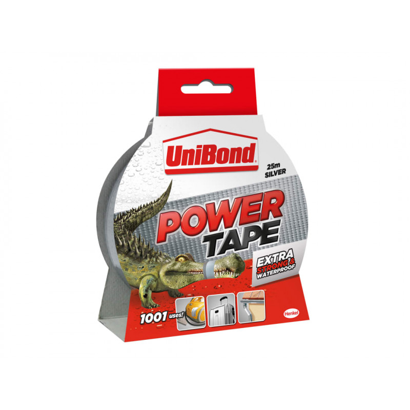 UniBond 2675767 DIY Power Tape Silver 50mm x 25m UniBond 2675767 DIY Power Tape Silver 50mm x 25m