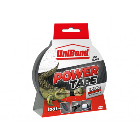 UniBond 2675781 DIY Power Tape Black 50mm x 25m