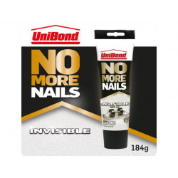 UniBond 2729730 No More Nails Invisible Grab Adhesive Tube 184g