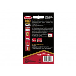 UniBond 2675503 No More Nails Indoor & Outdoor Permanent Mounting Tape Strips (Pack of 10)