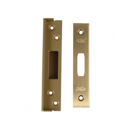 UNION J2100REB-0.5-PL StrongBOLT 2100 Mortice Deadlock Rebate Kit 13mm Polished Brass Box