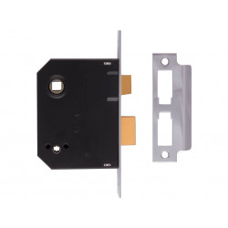 UNION J2294-CH-2.50 2294 Mortice Bathroom Lock Chrome Finish 63mm 2.5in Box