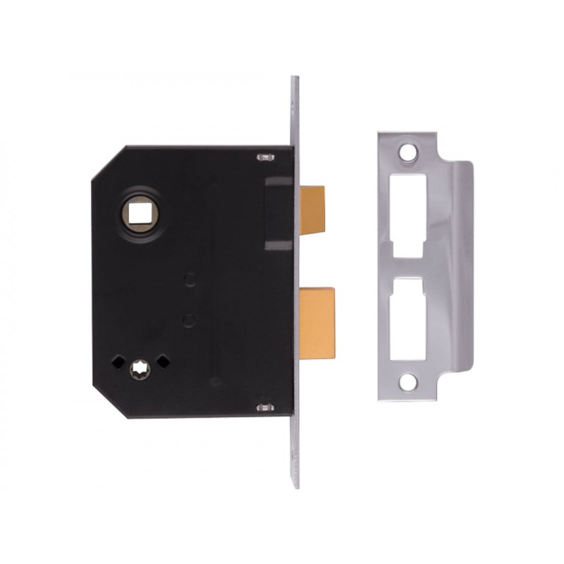 UNION J2294-CH-2.50 2294 Mortice Bathroom Lock Chrome Finish 63mm 2.5in Box UNION J2294-CH-2.50 2294 Mortice Bathroom Lock Chrome Finish 63mm 2.5in Box