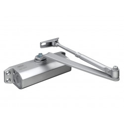 UNION J-CE3F-SIL CE3F Fixed Size 3 Rack & Pinion Door Closer Silver