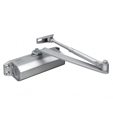 UNION J-CE3F-SIL CE3F Fixed Size 3 Rack & Pinion Door Closer Silver