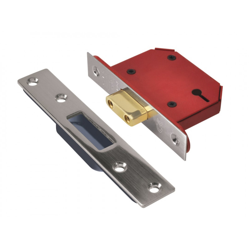 UNION Y2103S-SS-2.5 StrongBOLT 2103S 3 Lever Mortice Deadlock Stainless Steel 68mm 2.5in Visi UNION Y2103S-SS-2.5 StrongBOLT 2103S 3 Lever Mortice Deadlock Stainless Steel 68mm 2.5in Visi