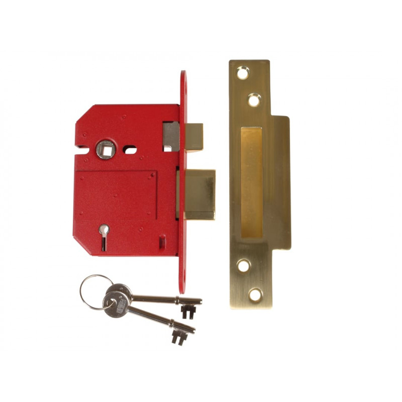UNION Y2200S-PL-3.0 StrongBOLT 2200S BS 5 Lever Mortice Sashlock Satin Brass 81mm Visi UNION Y2200S-PL-3.0 StrongBOLT 2200S BS 5 Lever Mortice Sashlock Satin Brass 81mm Visi