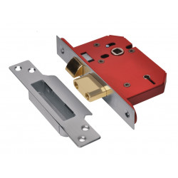 UNION Y2205S-SS-3.0 StrongBOLT 2205S 5 Lever Mortice Sashlock Stainless Steel 81mm 3in Visi