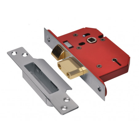 UNION Y2205S-SS-3.0 StrongBOLT 2205S 5 Lever Mortice Sashlock Stainless Steel 81mm 3in Visi