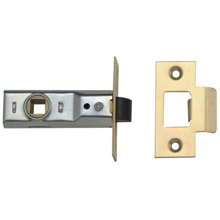 UNION Y2648-SE-2.50 Tubular Mortice Latch 2648 Silver Enamel 64mm 2.5in Visi