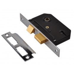UNION Y-ES-SL-CH-3.0 ES-SL Essentials 3 Lever Mortice Sashlock Chrome 79mm 3in Visi