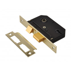 UNION Y-ES-SL-PB-3.0 ES-SL Essentials 3 Lever Mortice Sashlock Polished Brass 79mm 3in Visi