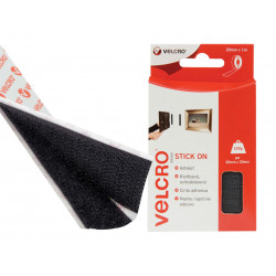 VELCRO® Brand 60211 VELCRO® Brand Stick On Tape 20mm x 1m Black