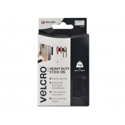 VELCRO® Brand 60239 VELCRO® Brand Heavy-Duty Stick On Strips (2) 50 x 100mm Black