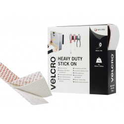 VELCRO® Brand 60244 VELCRO® Brand Heavy-Duty Stick On Tape 50mm x 5m White