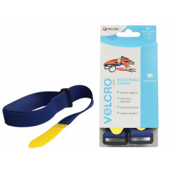 VELCRO® Brand 60328 VELCRO® Brand Adjustable Straps (2) 25mm x 46cm Blue