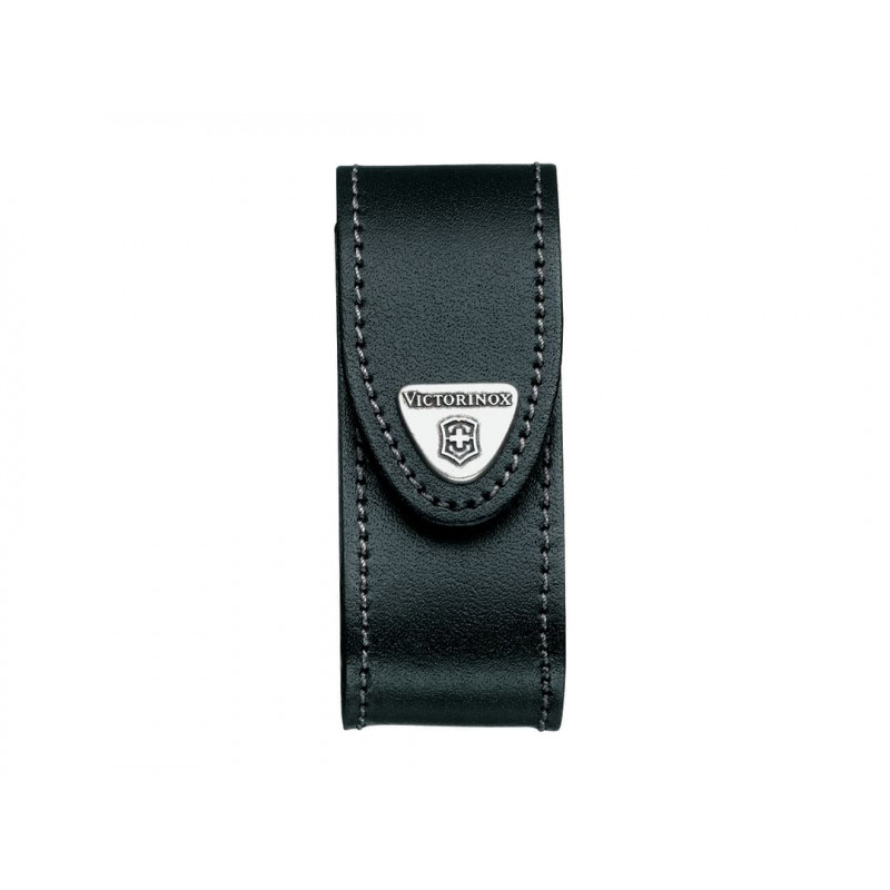 Victorinox 4.0520.3B1 Black Leather Belt Pouch (2-4 Layer)