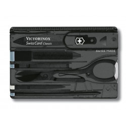 Victorinox 0.7133.T3B1 SwissCard Translucent Onyx Blister Pack