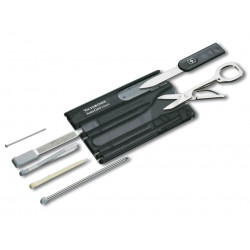 Victorinox 0.7133.T3B1 SwissCard Translucent Onyx Blister Pack
