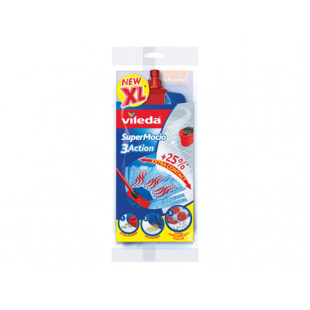 Vileda 167968 SuperMocio 3Action XL Refill