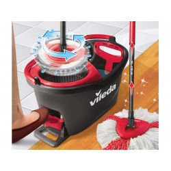 Vileda 163422 Turbo Spin Mop & Bucket Kit