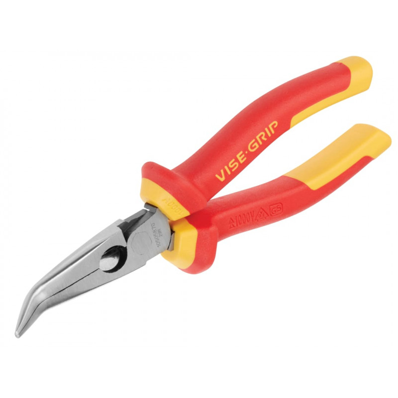 IRWIN® Vise-Grip® 10505870 High Leverage VDE Bent Nose Pliers 200mm (8in) IRWIN® Vise-Grip® 10505870 High Leverage VDE Bent Nose Pliers 200mm (8in)