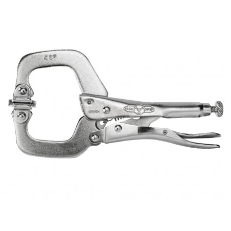 IRWIN® Vise-Grip® T18EL4 6SP Locking C-Clamp Swivel Pad 150mm (6in)