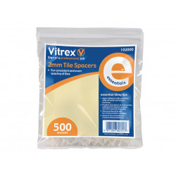 Vitrex 102000 Essential Tile Spacers 2mm (Pack 500)