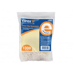 Vitrex 102005 Essential Tile Spacers 2mm (Pack 1000)