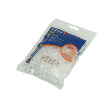 Vitrex 102051 Floor Tile Spacers 5mm (Pack 250)
