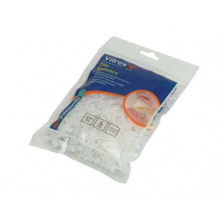 Vitrex 102052 Floor Tile Spacers 5mm (Pack 500)